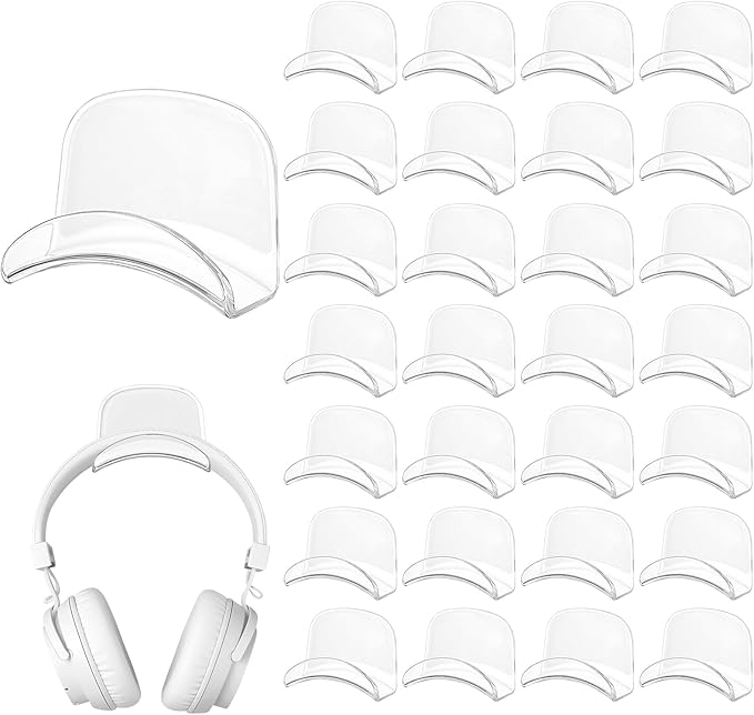 30 Pcs Headset Wall Holder Adhesive Gaming Headset Holder Hooks