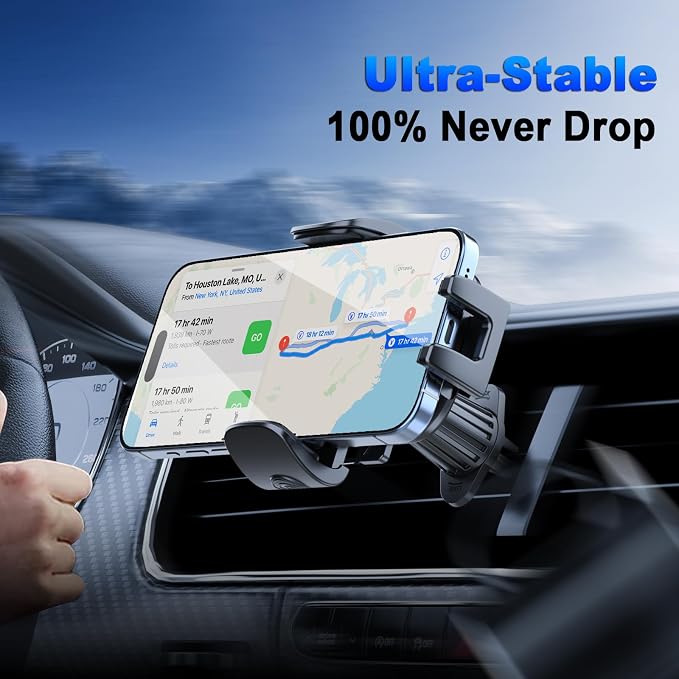 Car Phone Holder for Horizontal/Vertical VentUniversal Cellphone Stand Car