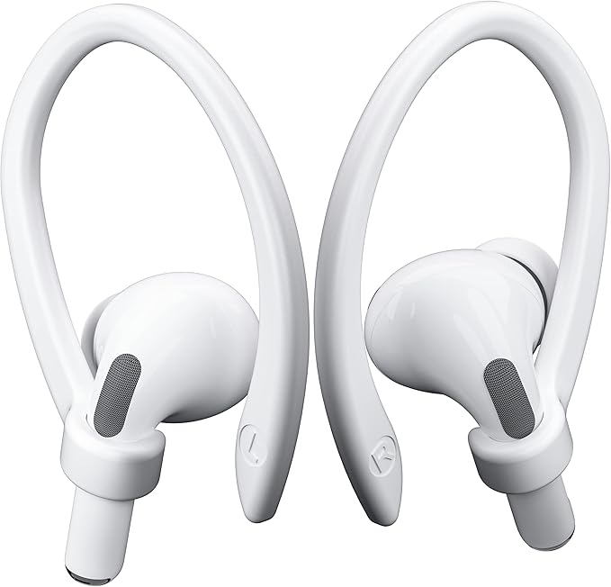 2 Pairs AirPods Ear Hooks for AirPods Pro 2, AirPods Pro, AirPods 4, 2 & 1