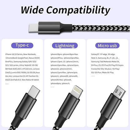 100W USB C Multi Charging Cable
