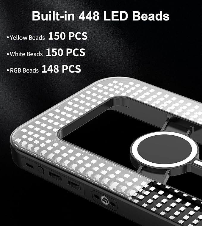 Double-Sided Magnetic Phone Ring Light