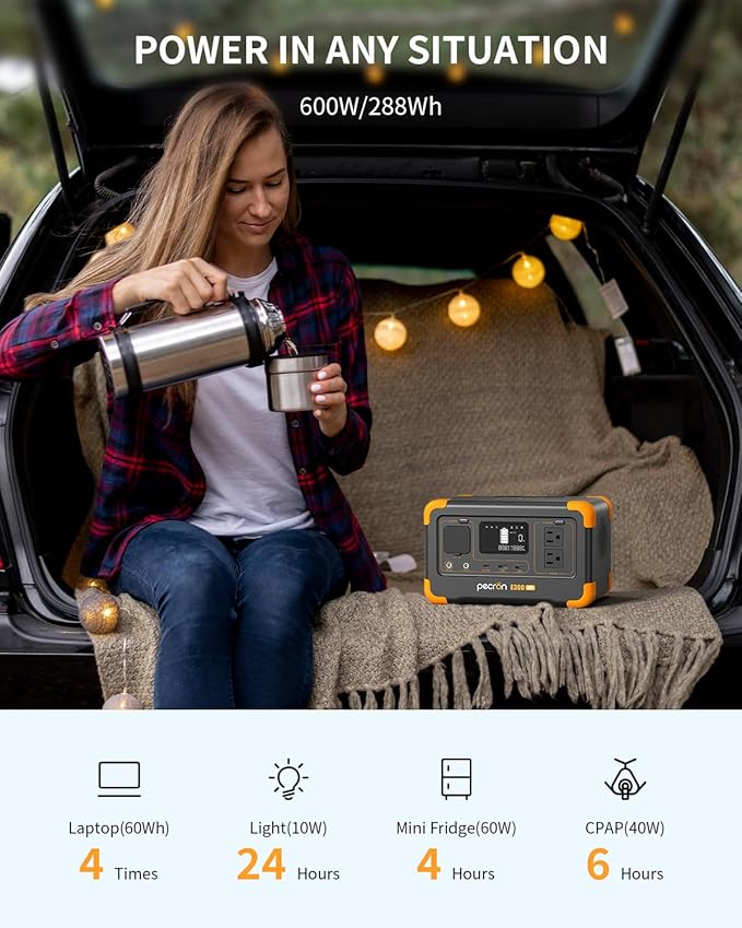 PECRON E300LFP 288Wh Solar Generator
