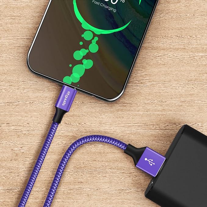 etguuds 6.6ft USB A to USB C Cable 3A Fast Charging,