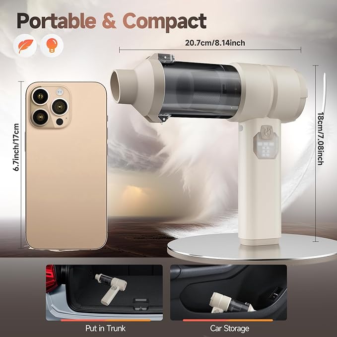 Car Vacuum, Handheld Car Vacuum Cleaner Cordless