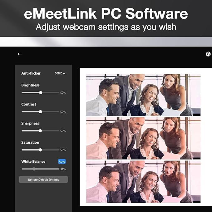 EMEET 3 in 1 Webcam
