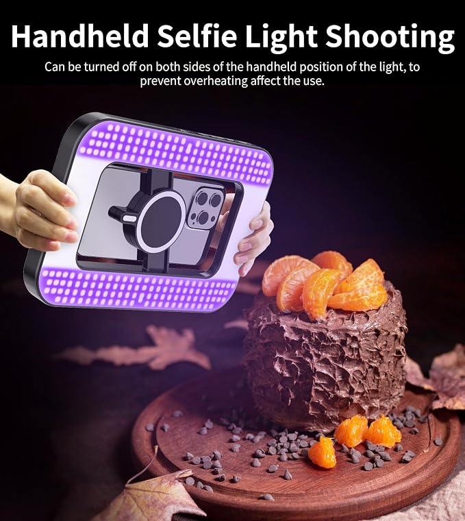 Double-Sided Magnetic Phone Ring Light