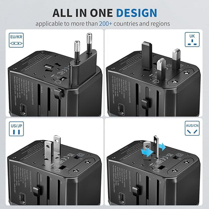 EPICKA Universal Travel Adapter, International Power Adapter
