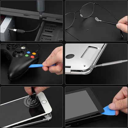 STREBITO Mini Electric Screwdriver Set 155 in 1 Small Powered Screwdriver
