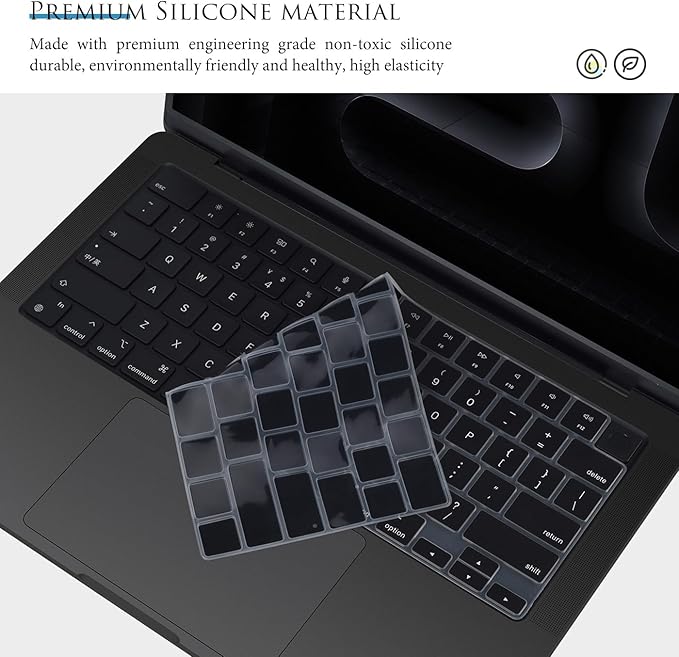 Keyboard Cover for 2024 2023 2022 2021 MacBook Pro 14 inch M4 M3 M2 M1 Pro/Max