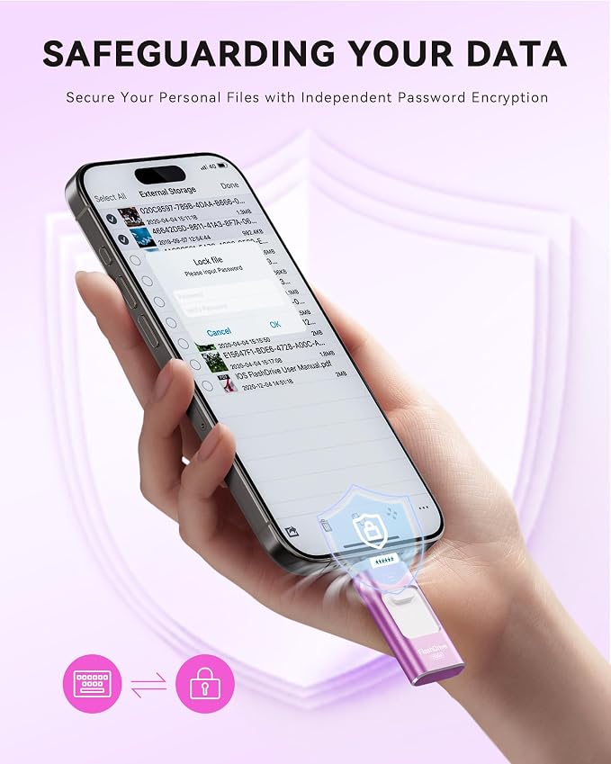 Apple MFi Certified 256GB Flash Drive