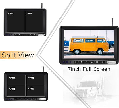 1080P FHD Digital Wireless Backup Camera System Kit