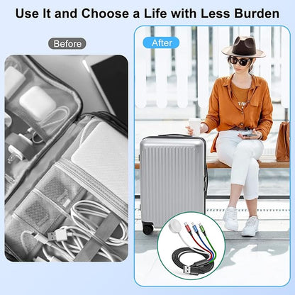 Charger Compatible for Apple Watch, 4 in 2 Multi Charging Cable for Multiple