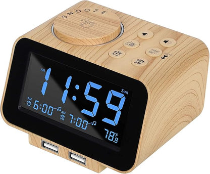 USCCE Digital Alarm Clock Radio