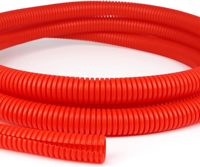 Split Wire Loom Tubing, 25ft Cord Protectors from Pets No Chew, Flexible Wire