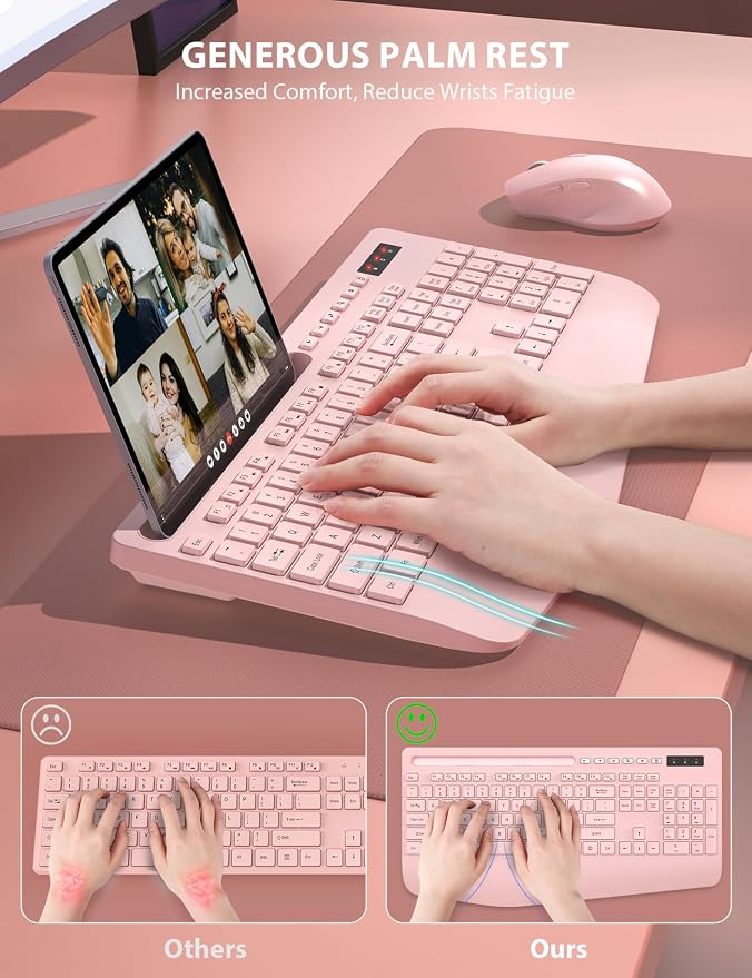 Wireless Keyboard and Mouse Combo