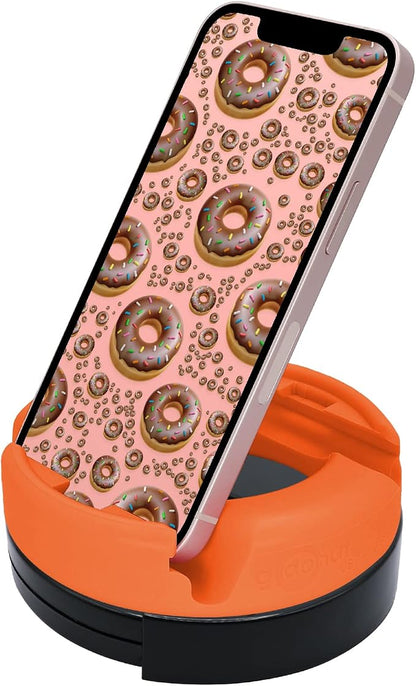 GoDonut – Phone Stand 360 Swivel – Cell Phone Holder + iPad Stand Desk Organizer