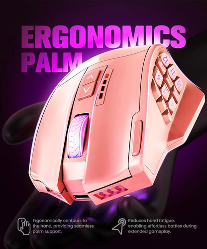 UtechSmart Venus Pro Wireless MMO Gaming Mouse, 000 DPI Optical Sensor