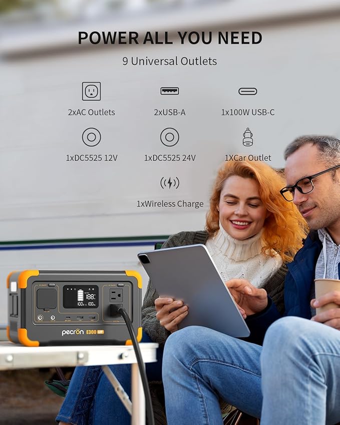 PECRON E300LFP 288Wh Solar Generator