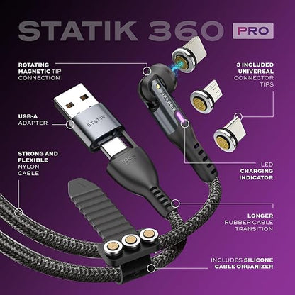 Statik 360 Pro Magnetic Charging Cable