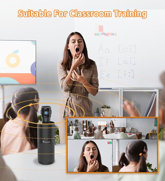 TOUCAN 360-Degree Video Conference Camera, 1080p HD Webcam