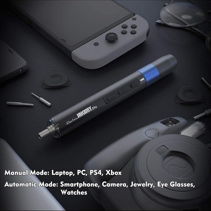 Precision Electric Screwdriver Kit, JAKEMY 61 In 1 Manual & Automatic Torque
