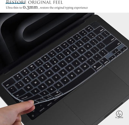 Keyboard Cover for 2024 2023 2022 2021 MacBook Pro 14 inch M4 M3 M2 M1 Pro/Max