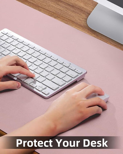 Extra Large Leather Desk Protector, Office Mat, Mouse & Laptop Pad, Non-Slip