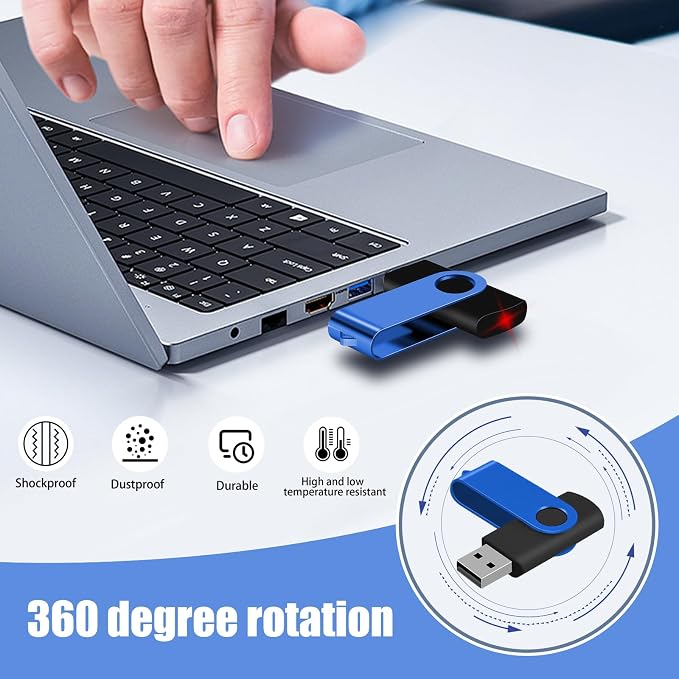 EASTBULL Flash Drive Bulk 2GB USB 20 Pack