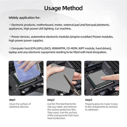 Silicone Thermal Pads 14.8 W/mK
