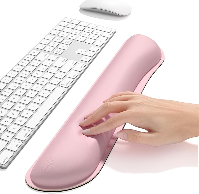 Dapesuom Enlarge Keyboard Wrist Rest, Cute Memory Foam Keyboard Wrist Cushion
