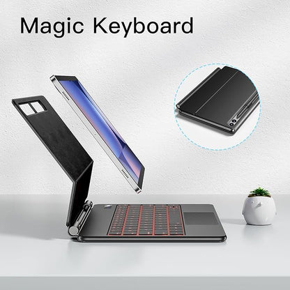 Magentic Keyboard Case for Samsung Galaxy Tab S10+/ S9+ /S9 FE+/S8+/S7+/S7 FE