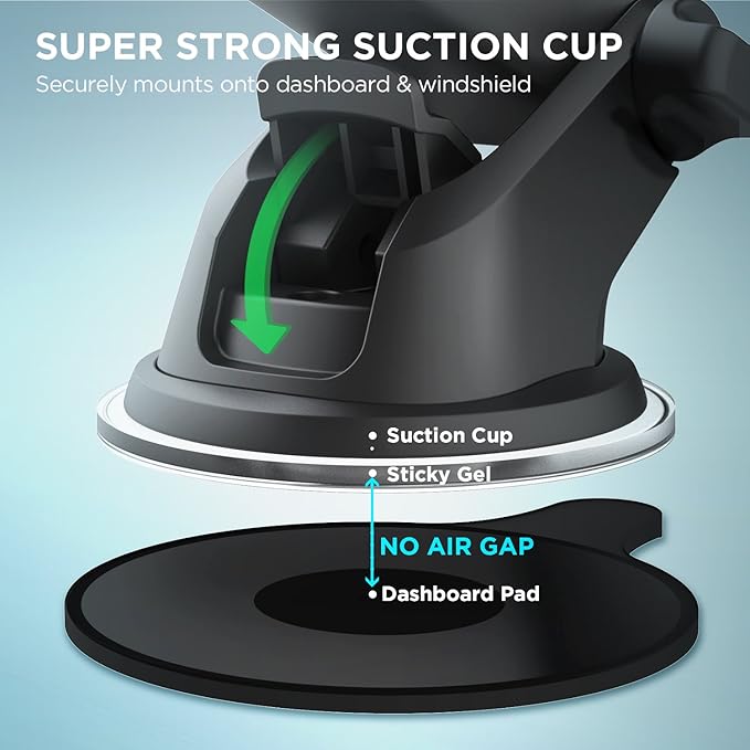 iOttie Easy One Touch Classic Dash & Windshield Universal Car Mount Phone
