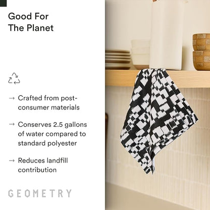 GEOMETRY Dishcloth – Evergreen Collection – Quick-Dry, Ultra-Absorbent