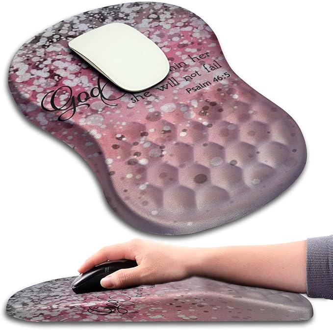 Mouse Pad Wrist Support, Ergonomic Mouse Pad