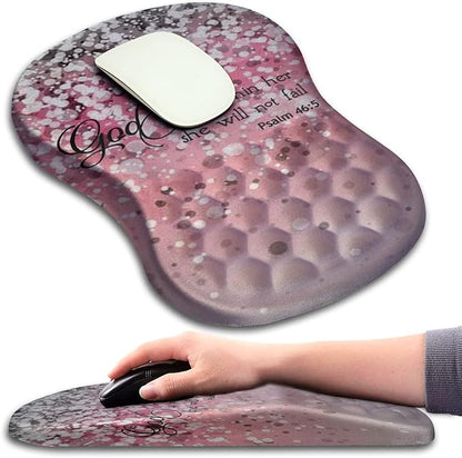 Mouse Pad Wrist Support, Ergonomic Mouse Pad