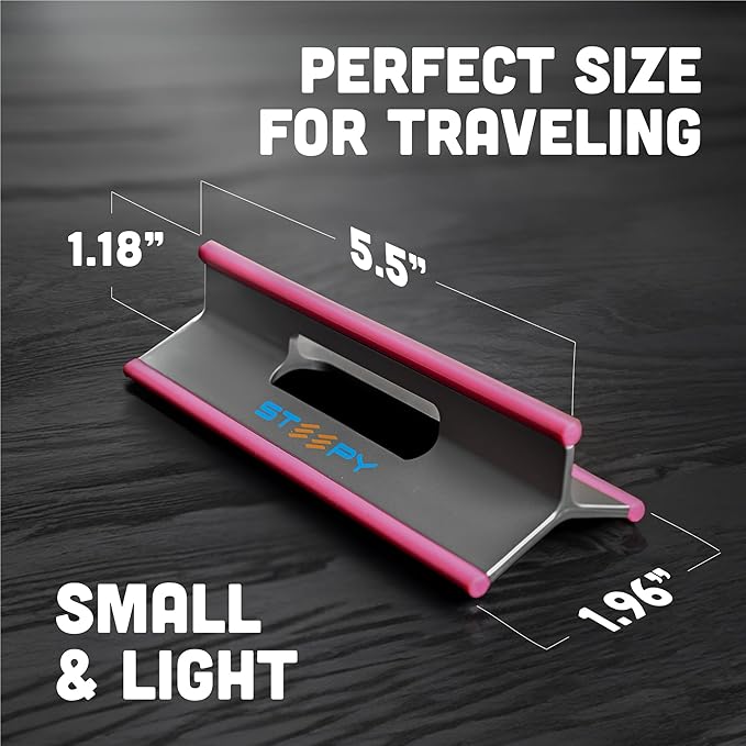 Steepy Portable Laptop Stand for Desk – Adjustable Height, & Portable Laptop