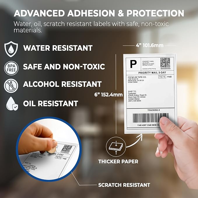 4x6 Thermal Labels