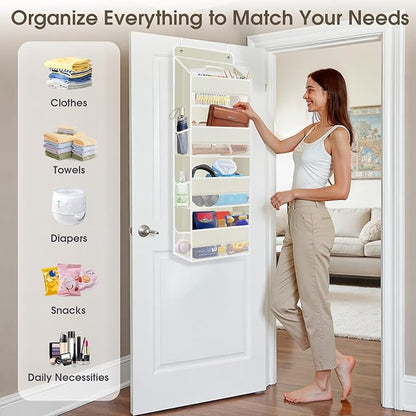 1 Pack Over The Door Organizer, Hanging Storage Organizer