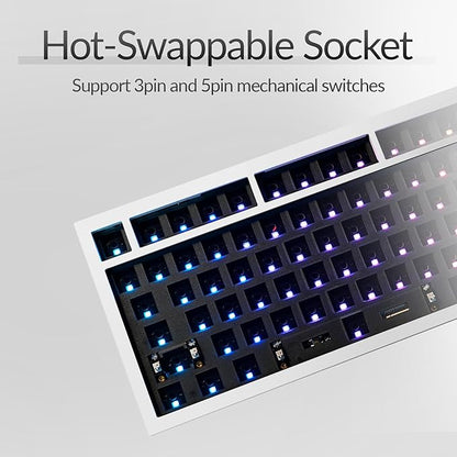 Keychron Q6 Max QMK/VIA Wireless Custom Mechanical Keyboard Barebone Knob