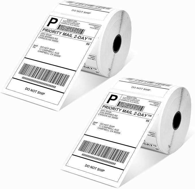 4x6 Thermal Shipping Label, Shipping Address Labels