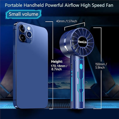2pcs Portable Handheld Turbo Fan