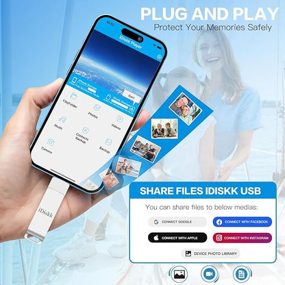 iDiskk 512GB Mfi Certified, Flash Drive