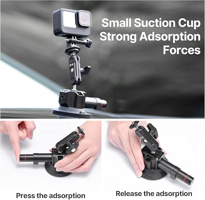 Suction Cup Mount for Action Cameras iPhone
