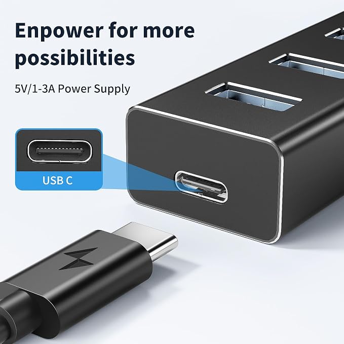 atolla Aluminum 7-Port USB 3.0 Hub