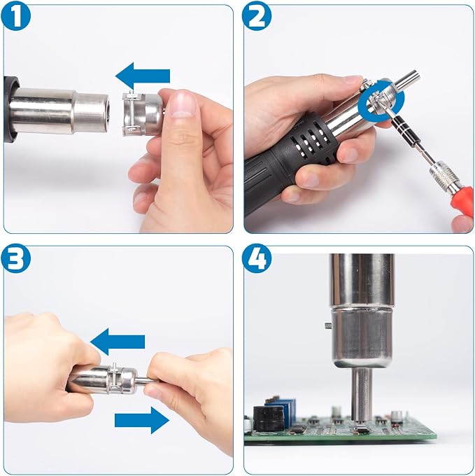 WEP 8858-V Hot Air Rework Station Kit