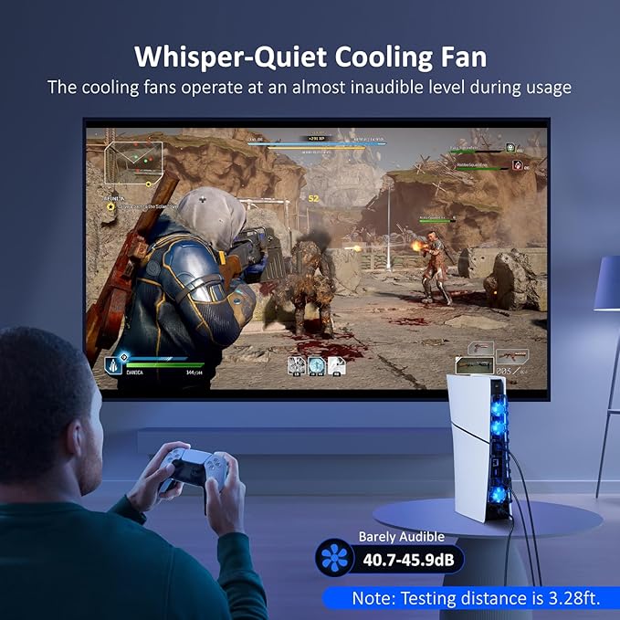NexiGo PS5 Slim Silent Enhanced Cooling Fan