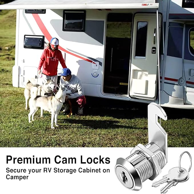 Cam Locks Keyed Alike, Secure File Drawer Mailbox RV Storage Replacement Set