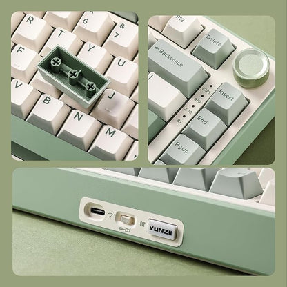 YUNZII B75 PRO Wireless Mechanical Keyboard, 75% Layout