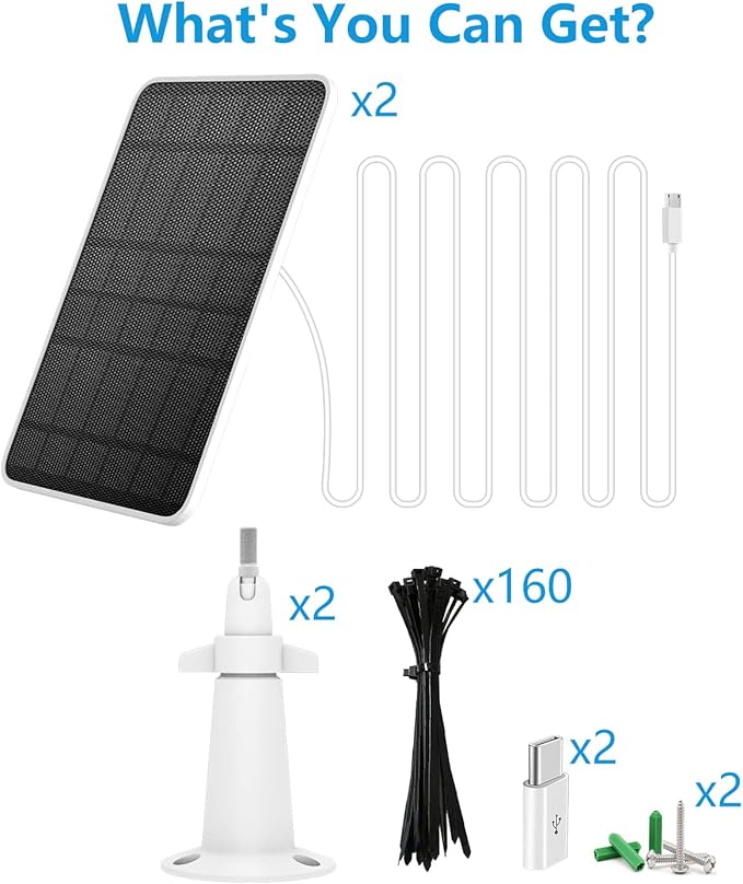 Solar Panel Charger Compatible