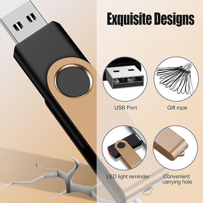 EASTBULL 64GB USB Flash Drive Bulk Thumb Drives 10 Pack
